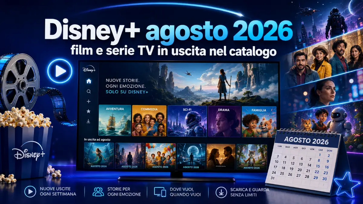 disney + agosto